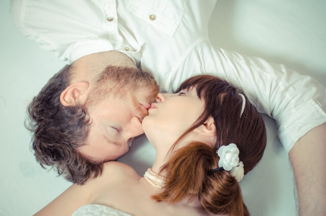 プレイ中のキスは重要というイメージ画像