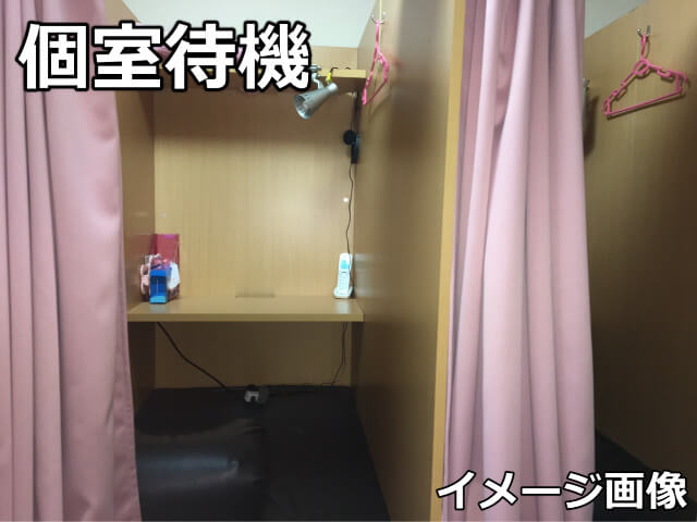 個室待機のイメージ画像